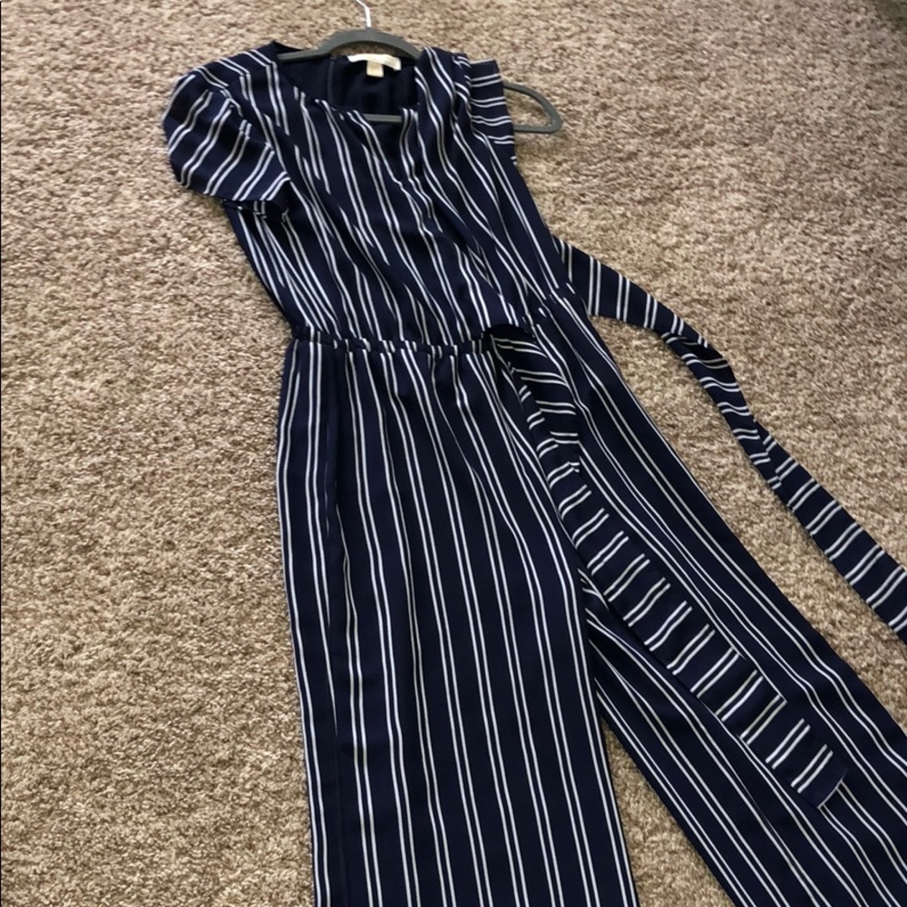Michael Kors blue jumpsuit